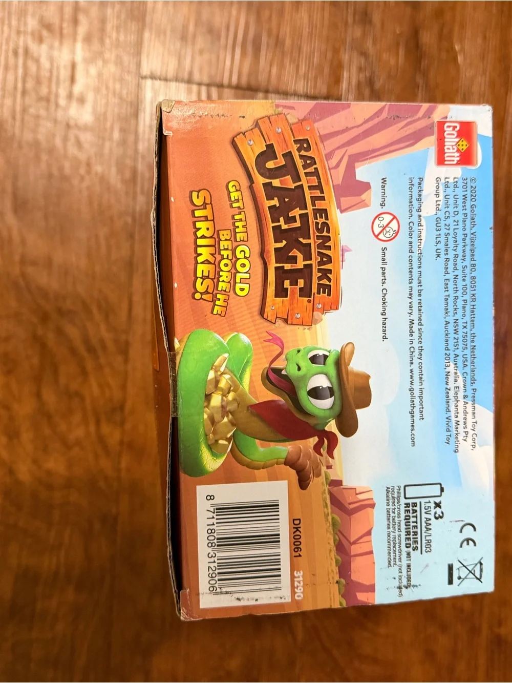 Rattlesnake Jake Kids Game by Goliath - Orange & Green